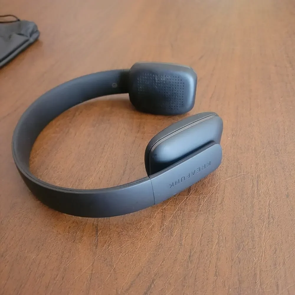 KREAFUNK aHEAD Wireless Bluetooth On-Ear Headphones with soft case/pouch